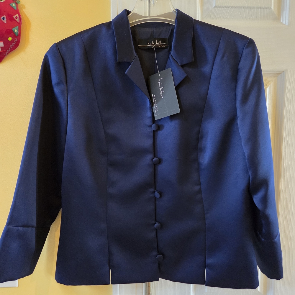 Nicole Miller Midnight Blue Blazer